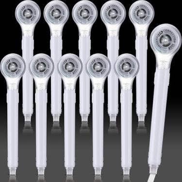 Imagem de Gersoniel Pacote com 10 canetas de correção, fita de tinta corretiva, proteção push-pull, aplicador fácil de usar para material de escritório escolar, 0,5 x 236 polegadas (cor branca)