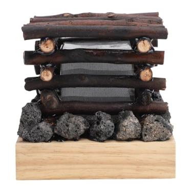 Imagem de Lâmpada de Fogo Falso Sem Chama Luz de Chama de Vela USB Recarregável 3 Modos de Ruído Branco LED Luz Noturna de Fogueira Falsa para Mesa de Jardim Pátio Caminho Quintal Paisagem