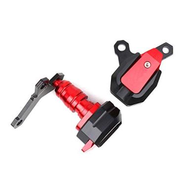 Imagem de Acc-Creativity Motocicleta CNC Alumínio Motor Crash Guard Case Frame Sliders Protector Proteção contra quedas Compatível com Yamaha XJ6 XJ-6N XJ6N 2009-2015 (Vermelho)