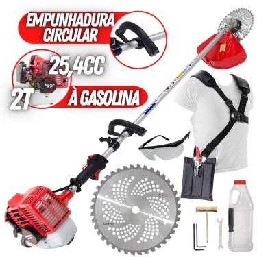 Imagem de Roçadeira Nakashi T270n Gasolina 26cc Lateral + Resistente