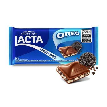 Imagem de Chocolate Lacta ao Leite com Recheio de Oreo 90g