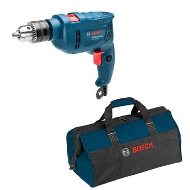Imagem de Furadeira Combo Bosch Gsb 550 Re 127v Com Bolsa Ferramentas Mandril 13