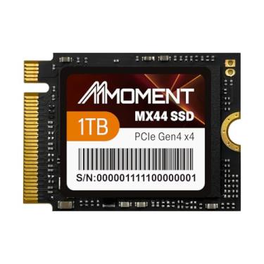 Imagem de MMOMENT SSD MX44 M.2 2230 NVMe de 1 TB, SSD interno PCIe Gen4 x4, leitura de até 5300 MB/s e gravação de 3200 MB/s, formato compacto 2230, compatível com Steam Deck, ROG Ally, Surface Pro/Laptop