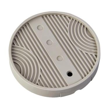 Imagem de IEUDNS Suporte para plantas com rodas, diâmetro interno de 26,5 cm, suporte para vasos de plantas, palete com rodas para pátio, área interna e externa, loja, Cáqui