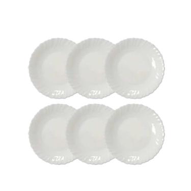 Imagem de Jogo de Sobremesa Feston, Kit de Prato de Vidro Temperado 6 pcs