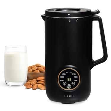 Imagem de Rae Dunn Nut Milk Maker: Amêndoa, Aveia, Soja E Mais - 800Ml Frio/700Ml Quente Inclui Agitador, Copo Medidor Escova, Preto