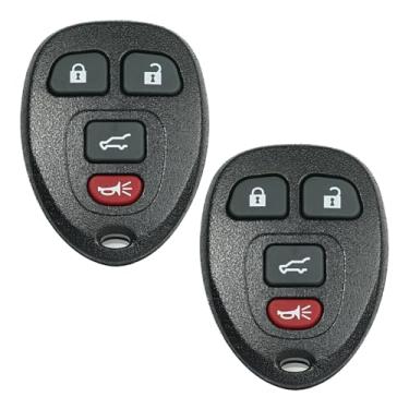 Imagem de Substituição de chaveiro serve para Buick Enclave Chevrolet Traverse 2007-2016 Silverado Suburban Tahoe GMC Sierra Acadia Yukon Saturn Outlook Cadillac Escalade SRX Controle remoto de entrada sem