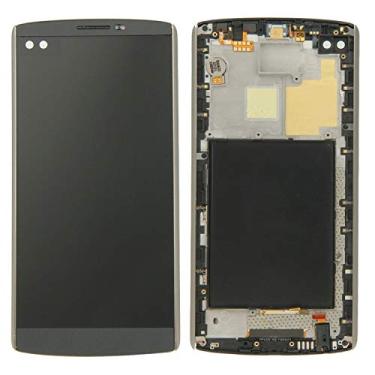 Imagem de YUNCHAO Acessórios telefônicos Tela TFT LCD para Montagem Full LCD Digitizer LG V10 com quadro Substituição do telefone celular