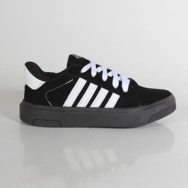 Imagem de Tênis Casual Infantil Masculino Batatinha 2007 Caramelo, Preto, 24, 33