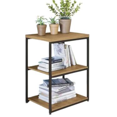 Imagem de Aparador Buffet Modular com 3 Prateleiras Estilo Industrial 45x60 kappesberg (2)