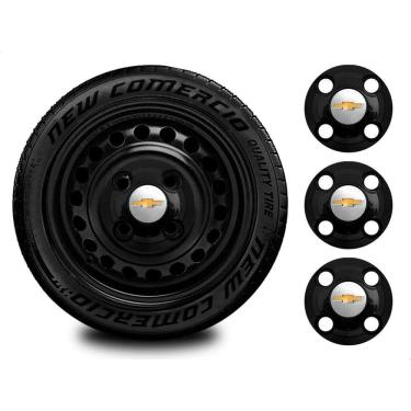 Imagem de 4un Calotinha Kadett 4X100 4 Furos Aro 13-15 Roda ferro