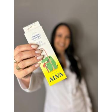 Imagem de Raspador de Língua Alva Infantil em Cobre