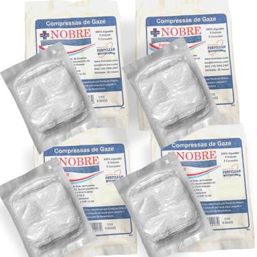 Imagem de Compressa De Gaze ESTÉRIL 13 Fios Hidrófila 400 Uni