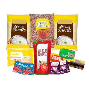 Imagem de Cesta Básica De Alimentos C/ 11 Itens