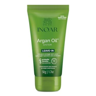 Imagem de Inoar, Leave-in Argan Oil – Hidratação, Brilho e Ação Antifrizz com Óleo de Argan para Todos os Tipos de Cabelo - 50g