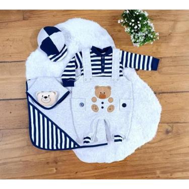 Imagem de Saída Maternidade Menino Ravi 05 Peças Roupas de Bebê - Maria's Baby, 