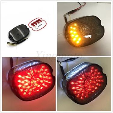 Imagem de NBX- Luz de freio traseira brilhante LED para compatível com Harley Sportster Softail Dyna Lay Down 99-07