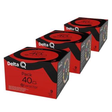 Imagem de 120 Cápsulas Delta Q Café Qharacter Int. 9 Pack Econômico
