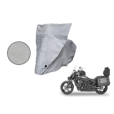 Imagem de Capa Protetora Harley Davidson Fat Boy c/ Alforge Cinza - Kahawai, cin