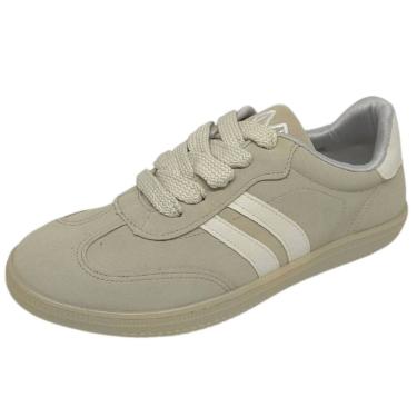 Imagem de Tênis Feminino Dia a Dia Moderno Sola Reta Casual Via Marte