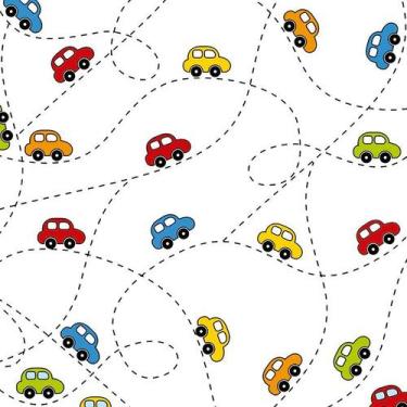 Imagem de Papel de Parede Adesivo Baby Carros - 023 - Multimpressão