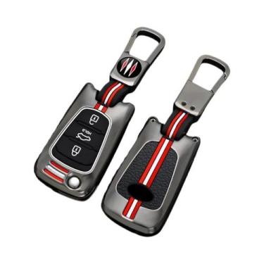 Imagem de Capa De Chave De Liga De Zinco Hyundai Ix35 I20 I30 Ix20 Elantra Accen