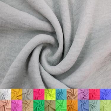 Imagem de Texco Inc Air Flow Cey Yard – 100% poliéster, não esticável, 149,9 cm de largura, 160 g/m2 leve tecido respirável para vestidos, blusas, vestuário, costura e artesanato DIY, verde D 1 jarda