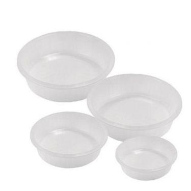 Imagem de Bacias de Plástico Conjunto Com 4 Tamanhos Transparente - Arqplast