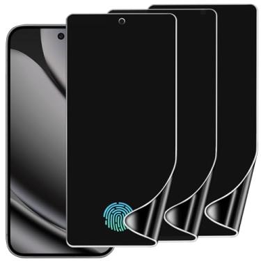 Imagem de DYNASCO Pacote com 3 protetores de tela de privacidade para Google Pixel 10 Pro XL de 6,8 polegadas, película protetora de hidrogel de TPU ultramacio anti-espião para Google Pixel 10 Pro XL - sensível