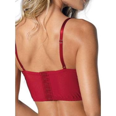 Imagem de Sutiã Cropped Demillus 067839 Lover Com Aro e Bojo Renda e Microfibra 