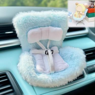Imagem de Assento de carro Doll HioKou labubu para bonecas de 10 a 17 cm com cli
