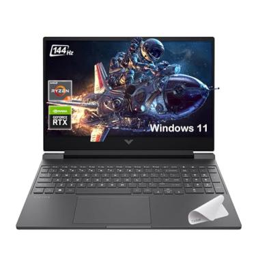 Imagem de HP Victus Laptop para jogos Full HD de 15,6 polegadas 144Hz - AMD Ryzen 7 7445HS - NVIDIA GeForce RTX 4050-Windows 11-Copilot - com mouse pad (32 GB de RAM | SSD PCIe de 2 TB + mousepad)