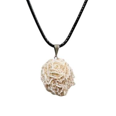 Imagem de Pingente Pedra Natural Rosa Do Deserto - Equilíbrio Pedras Naturais, P