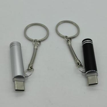 Imagem de Isqueiro elétrico Blowing it II USB Tipo-C, recarregável portátil, ignição rápida (preto, 1 peça + prata, 1 peça)