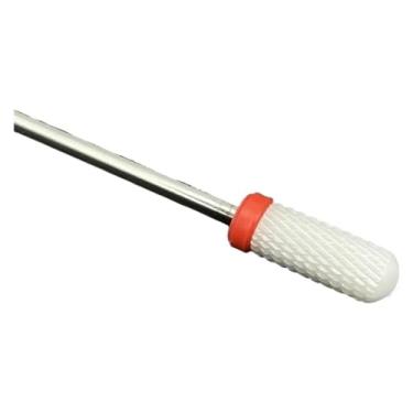 Imagem de 1 peça de brocas de cerâmica para unhas, cortador rotativo, aparelho de limpeza para manicure, acessórios de máquina de trituração de unhas, ferramentas de gel de unhas
