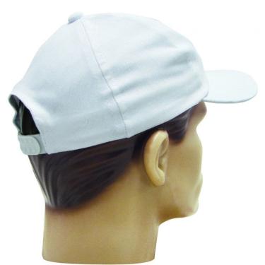 Imagem de Boné Liso Em Brim Branco Tamanho Único - Lamare