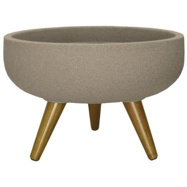 Imagem de Vaso Redondo Decore Com 45cm Mármore - Jvrdr45 - Japi Vaso Redondo Decore 45 Mármore - Jvrdr45 - Japi