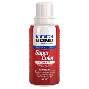 Imagem de Corante Liquido Tintas Super Color Vermelho 50Ml Tek Bond