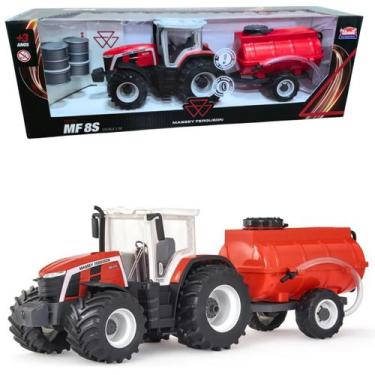 Imagem de Trator Tanque Massey Ferguson MF8S Usual 860 - Usual Brinquedos