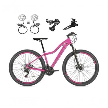 Imagem de Bicicleta Aro 29 Absolute Hera Feminina 24v Câmbios Shimano Freios Hidráulicos Garfo Suspensão - Rosa Tam.15