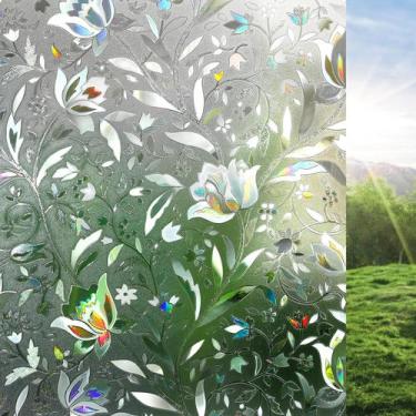 Imagem de Filme de privacidade para janelas rabbitgoo Rainbow Tulip 75x200cm