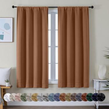 Imagem de Cortinas Blackout Simplebrand Ava Sun Baked 160x160cm 2 painéis