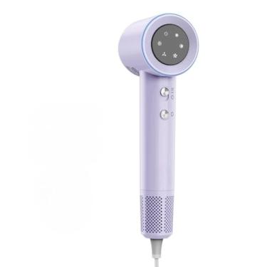 Imagem de secador de cabelo de alta velocidade secador de cabelo de íon negativo (Roxo 110V/127V)