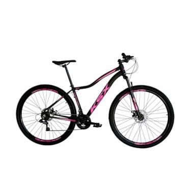 Imagem de Bicicleta Bike Aro 29 MTB Câmbios Especiais Alumínio KSX SD7 21 Velocidades Marchas Index Cabeamento Interno Feminina (PRETA FOSCA (ADS ROSA), 17)