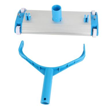 Imagem de Cabeça de aspirador de pó de piscina flexível e resistente liga de alumínio manual acessórios de limpeza de piscina para todos os tipos de piscinas e spas (48 cm)