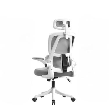 Imagem de Cadeira Ergonômica Escritório Gamer Estudo Adaptação da cintura Preto/Branco/Cinza/Rosa, Até 150kg(Cinza-170)