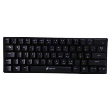 Imagem de Mini Teclado Gamer Mecanico Ziggy Abnt OEX Game TC607 Preto