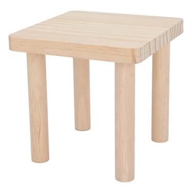 Imagem de Yctze Plataforma de Jogo de Hamster de Madeira de Pinho - Suporte Decorativo Quadrado para Hamsters Sírios e Pequenos Animais de Estimação - Playground de Exercícios para e Esquilos