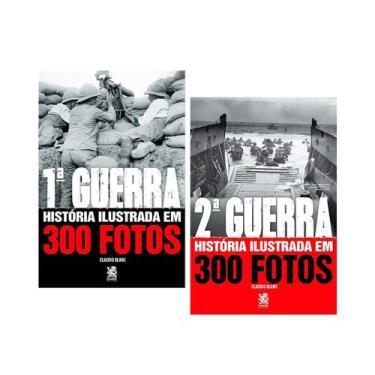 Imagem de Kit 2 Livros  Primeira e Segunda Guerra Mundial  História Ilustrada co