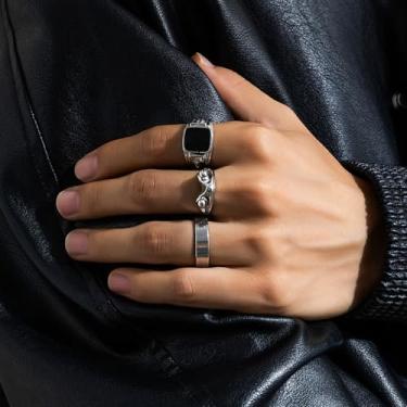 Imagem de Anel de humor para mulheres e homens - Presente engraçado de joias giratórias - Anel Fuck Love combinando para casais, Medium, Latão, Sem pedra preciosa